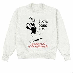 Shop Kristin Jones I Love Being Me Crewneck